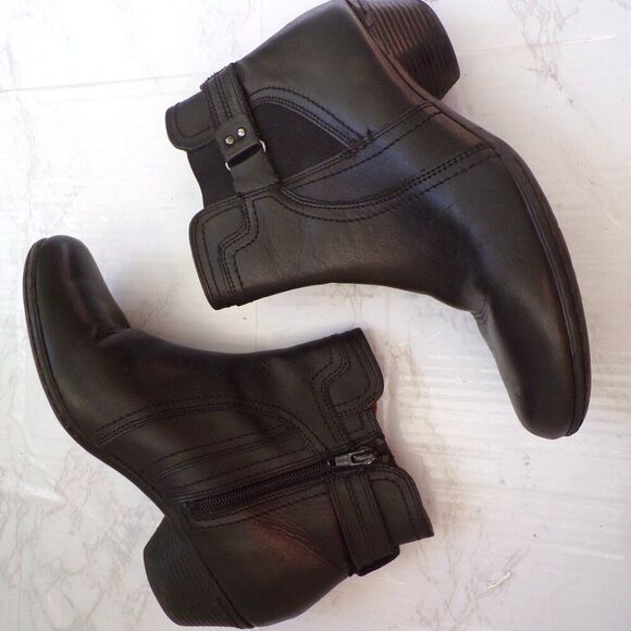 Cobb Hill leather ankle boots 8.5 - Picture 2 of 9